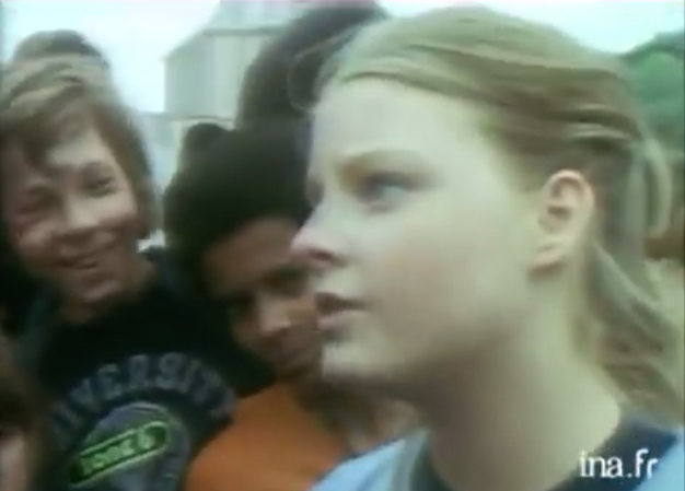 Jodi Foster at 15 in France