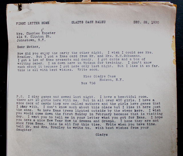 Prison Public Memory letter