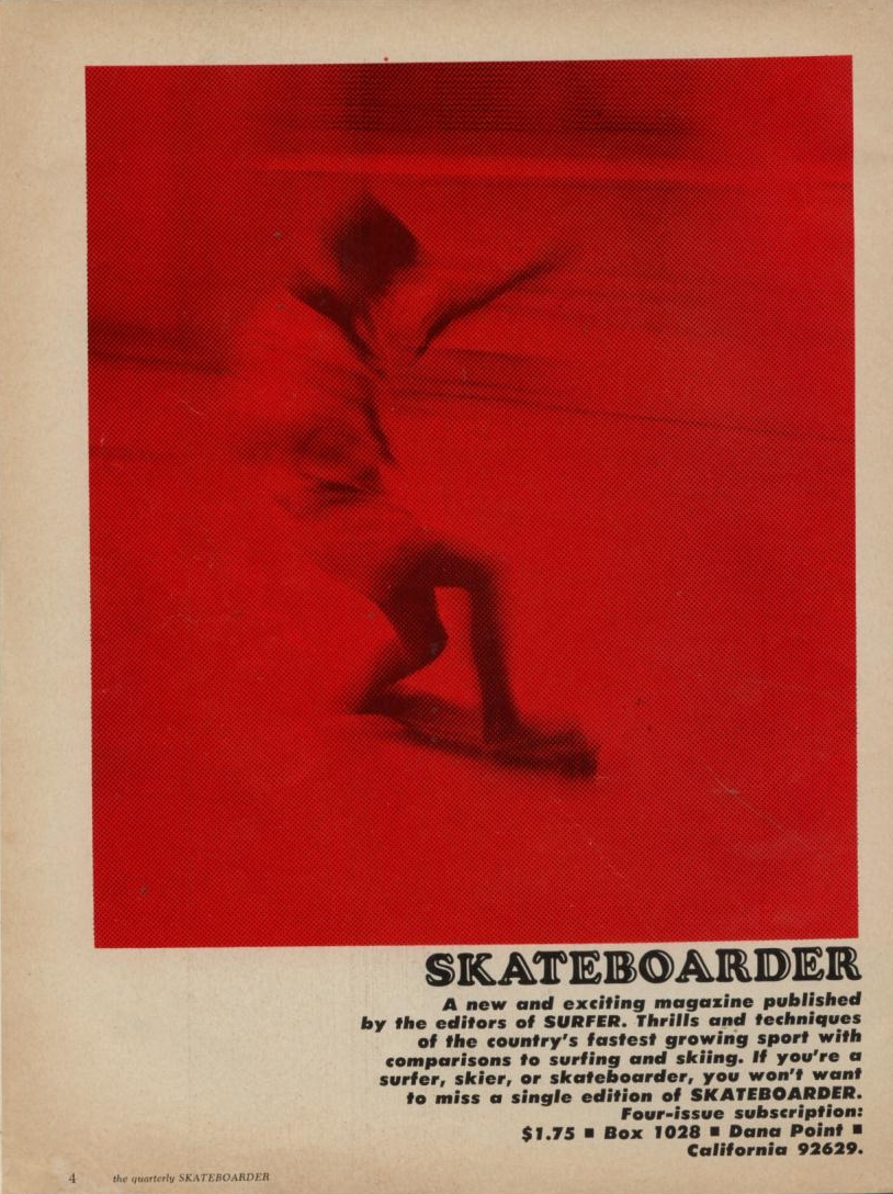 Vintage Skateboard Magazines Quarterly_Skateboarder_No1c